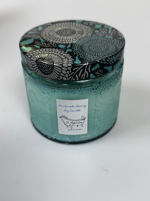 Classic Lux Large Embossed Soy Wax Candle