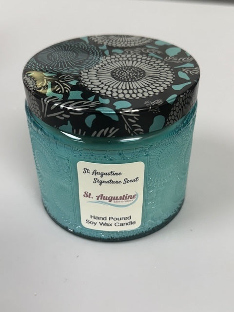 Classic Lux Large Embossed Soy Wax Candle