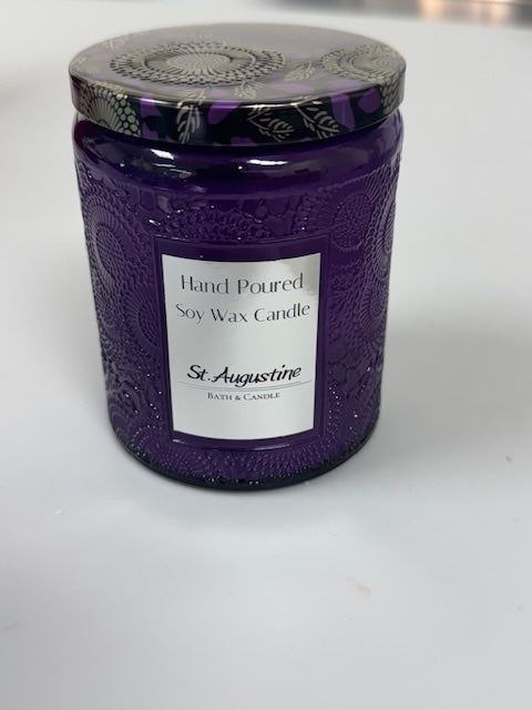 Classic Lux Medium Embossed Jar Candle
