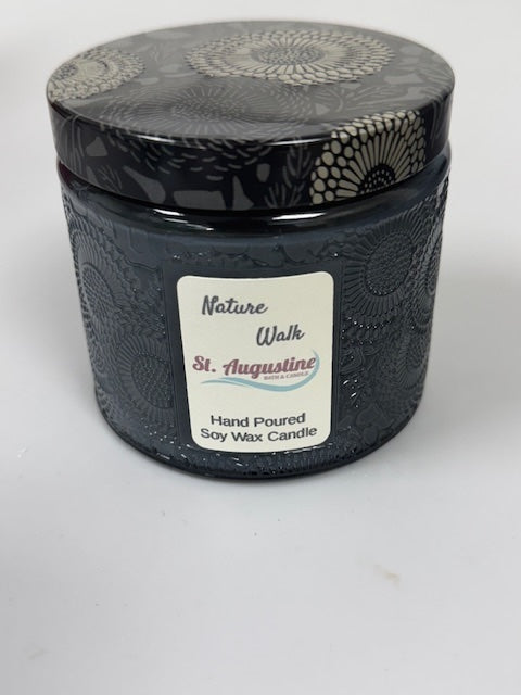 Classic Lux Large Embossed Soy Wax Candle