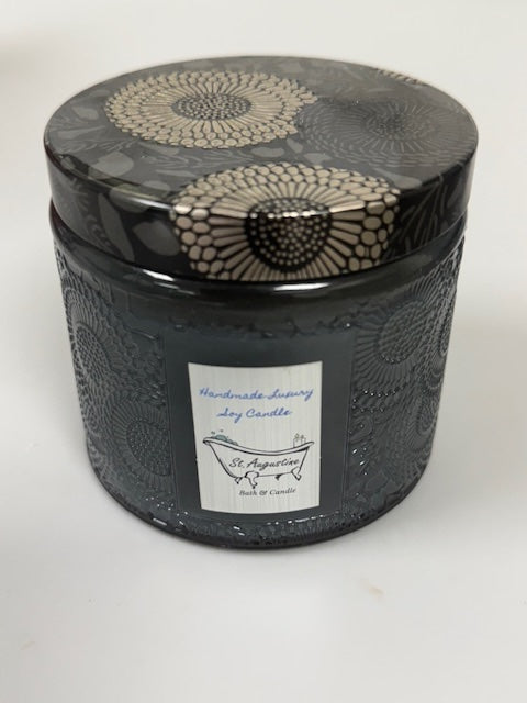 Classic Lux Large Embossed Soy Wax Candle