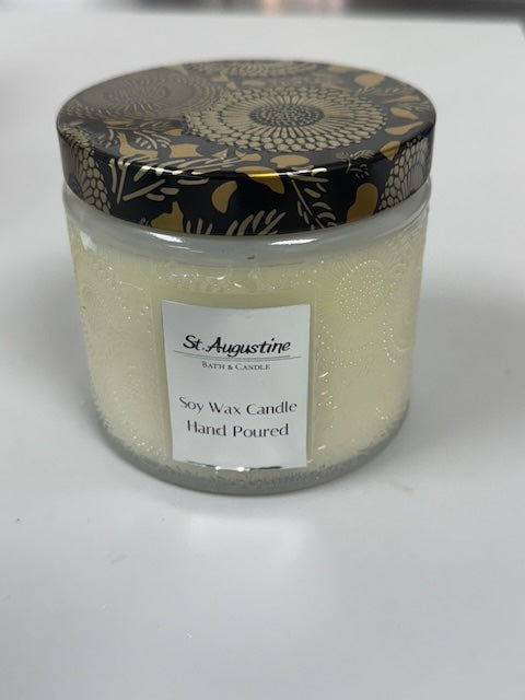 Classic Lux Large Embossed Soy Wax Candle