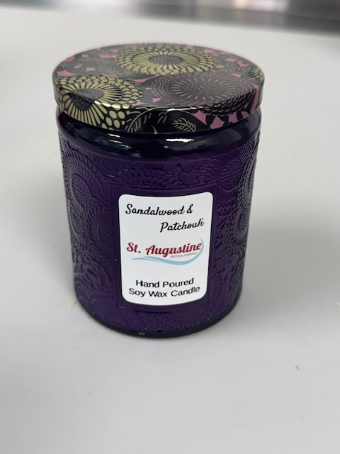 Classic Lux Medium Embossed Jar Candle