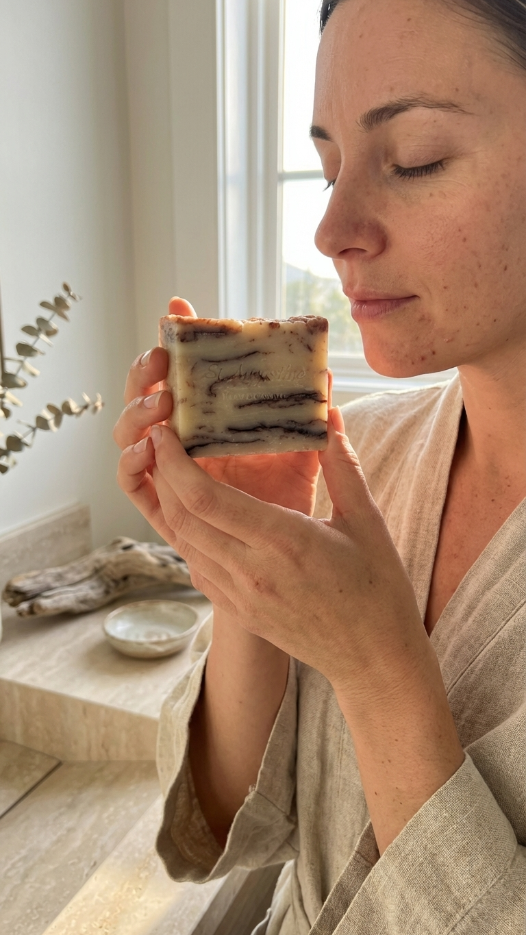 Cocoa Patchouli Handcrafted Soap Bar [Essential Oil]