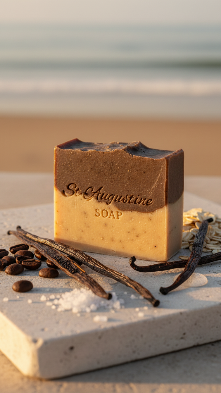 Coffee & Cream Handcrafted Soap Bar [All Natural Fragrance]