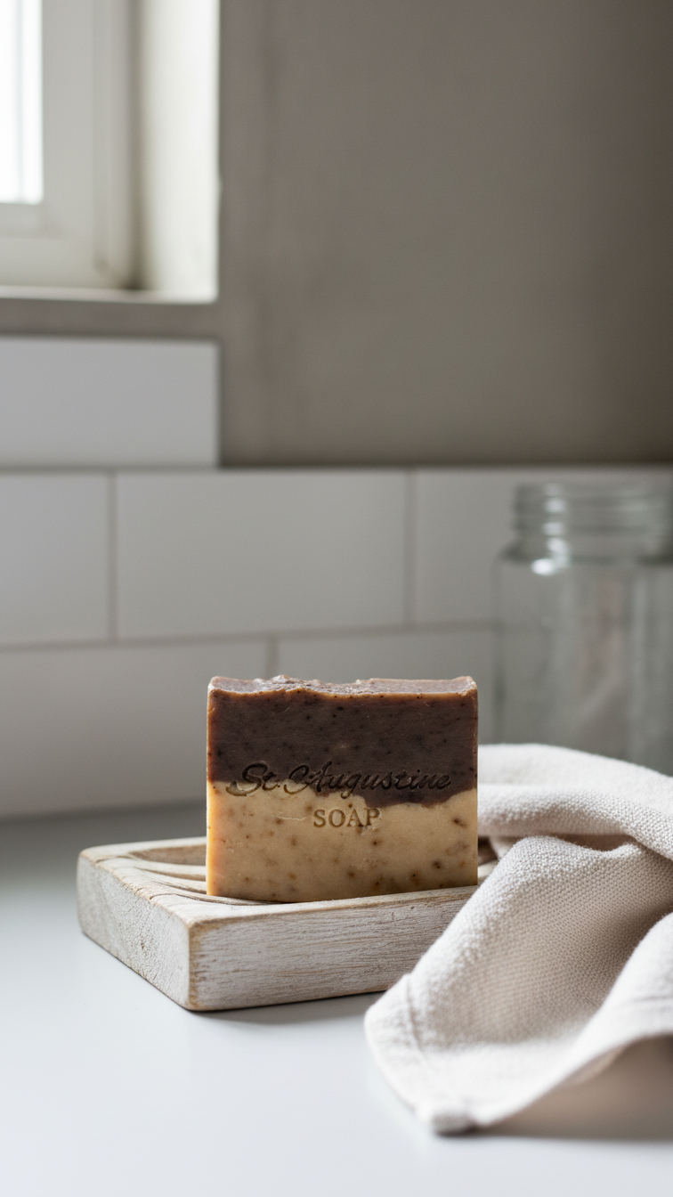 Coffee & Cream Handcrafted Soap Bar [All Natural Fragrance]