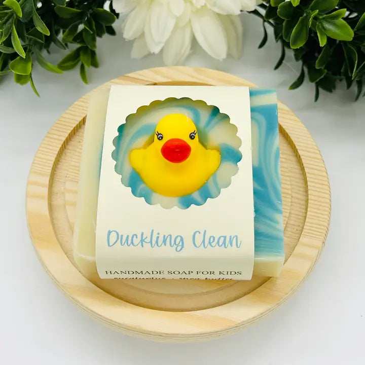 All-Natural Handmade Soap Bar for Kids with Toy