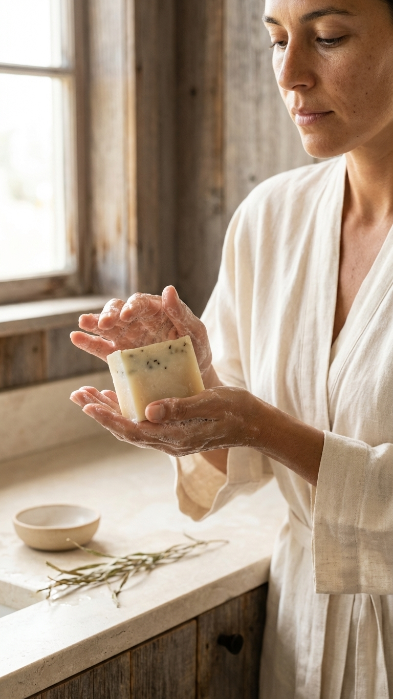 Soothing Eucalyptus & Tea Tree II Essential Oil Soap Bar | Handcrafted & Small Batch