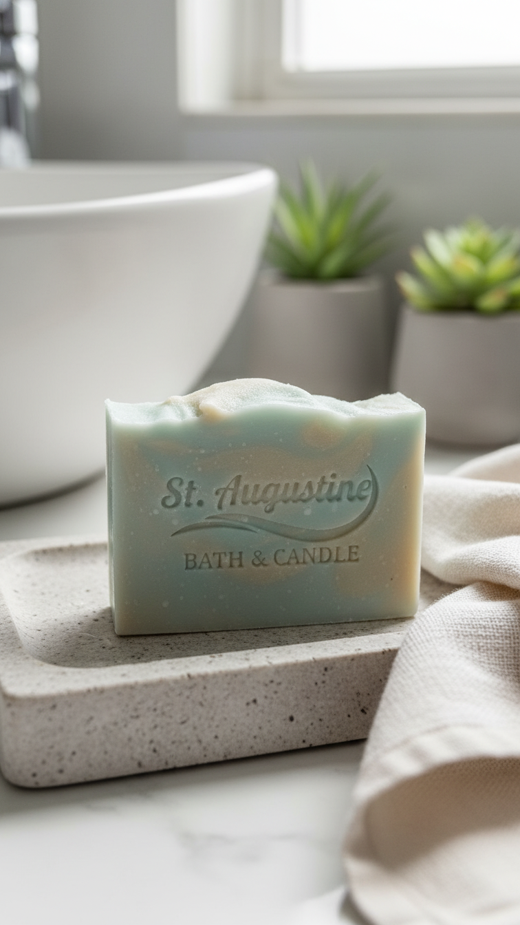 Eucalyptus Tea Tree Handcrafted Soap Bar [Essential Oil Blend]