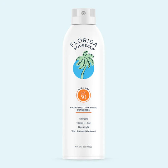 Florida Squeezed SPF 50 Sunscreen - Non-Aerosol Spray