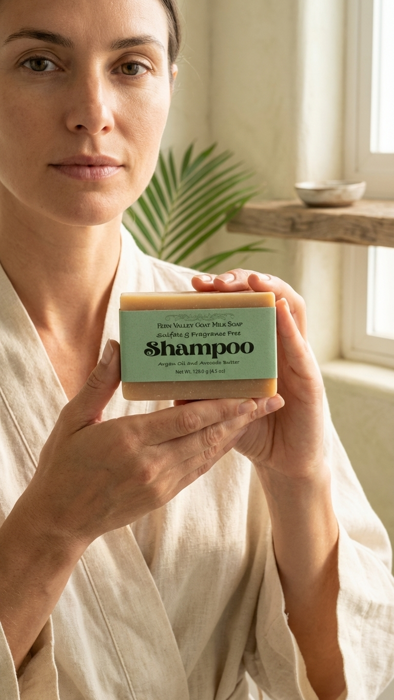 Handmade Goat Milk Shampoo Bar |  Various Scents