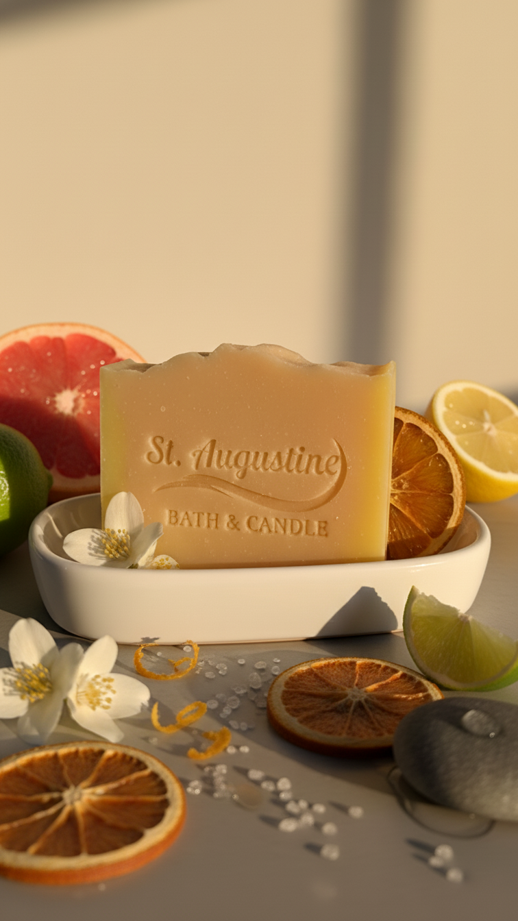 Florida Sunshine Handcrafted Soap Bar [All Natural Essential Oil Blend]