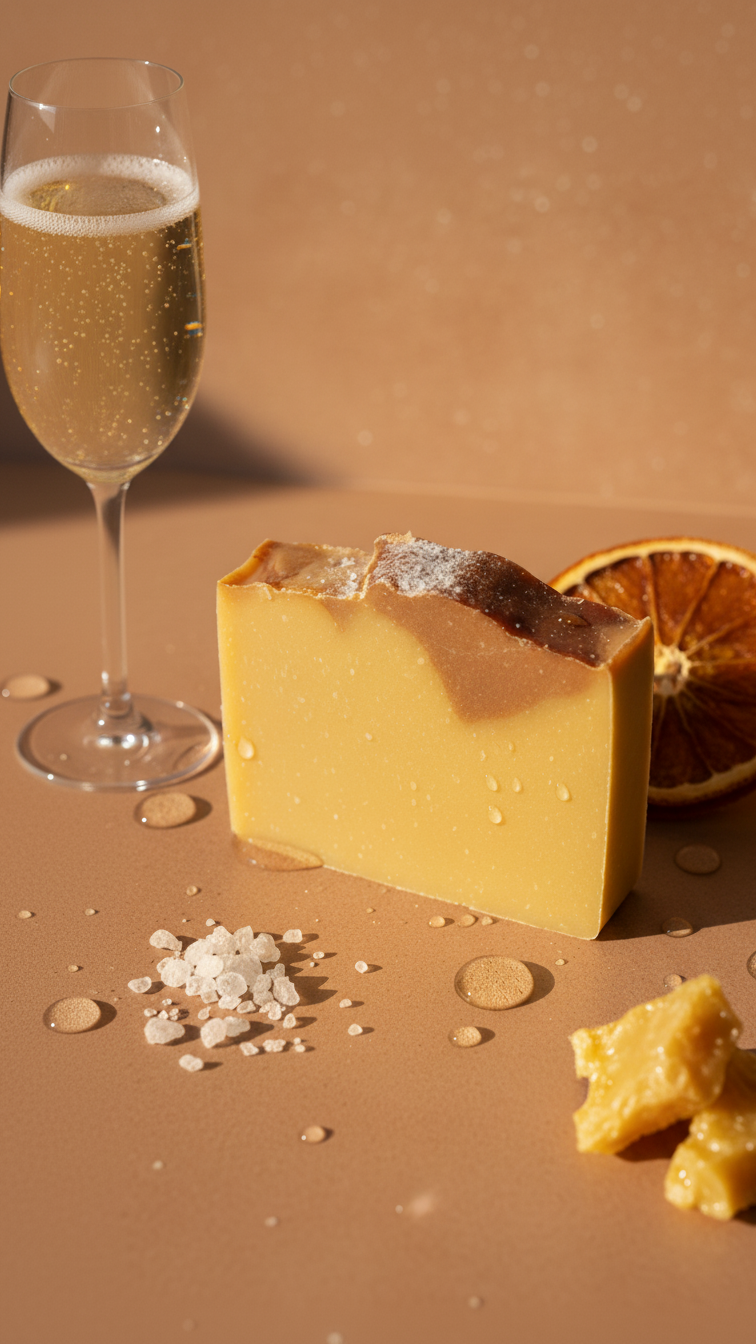 Golden Fizz Handcrafted Soap Bar [All Natural Fragrance]