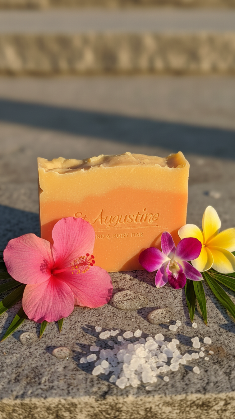 Hawaiian Flower Handcrafted Soap Bar [All Natural Fragrance]