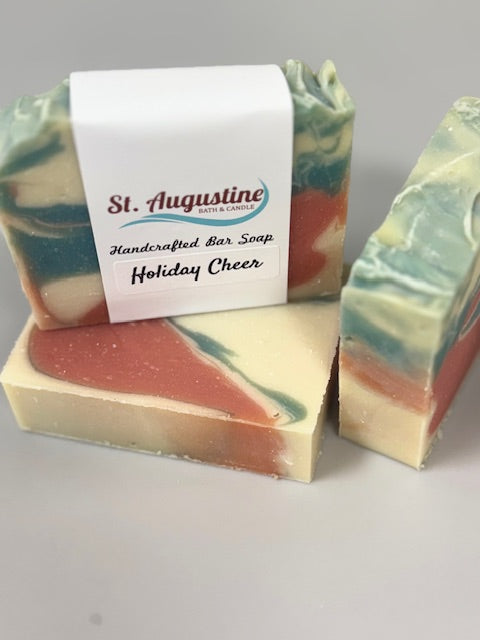 Holiday Cheer Handcrafted Soap Bar [All Natural Fragrance Blend]