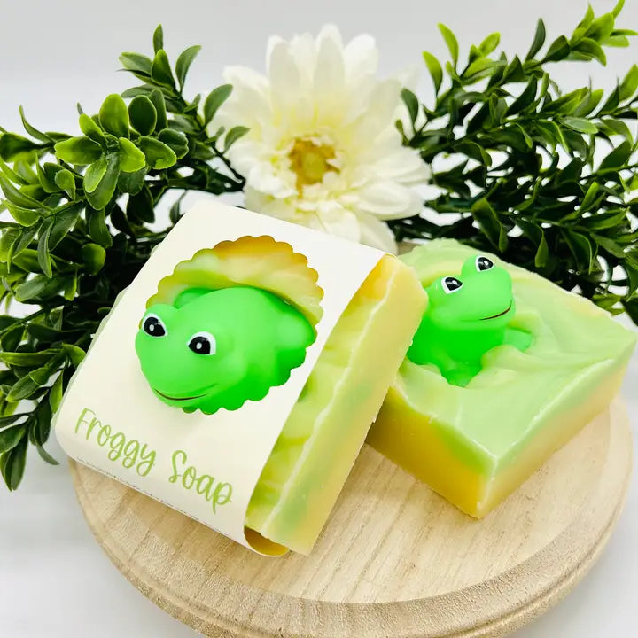 All-Natural Handmade Soap Bar for Kids with Toy