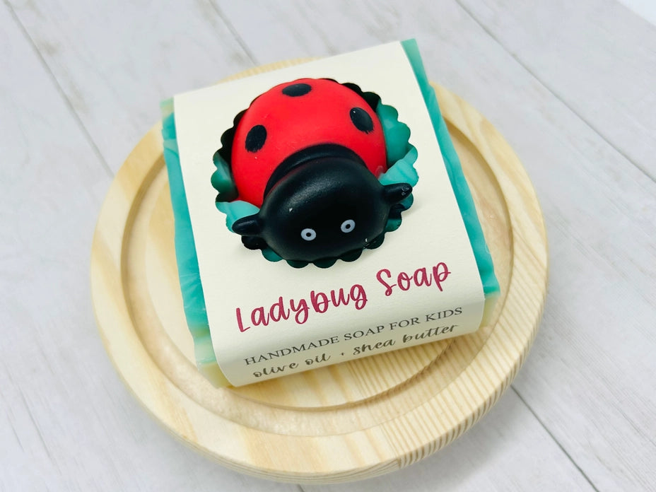 All-Natural Handmade Soap Bar for Kids with Toy