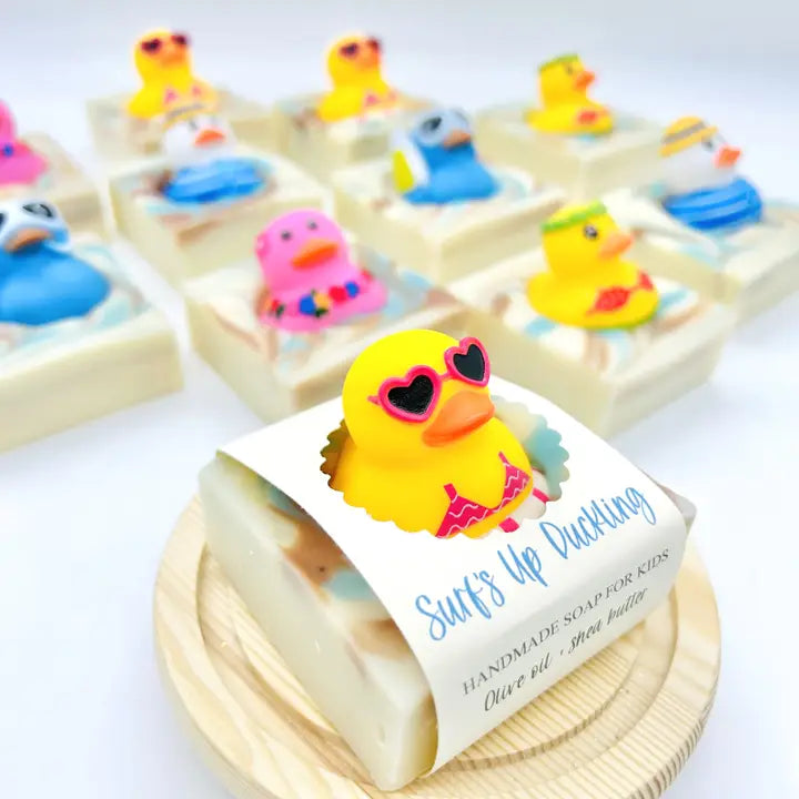 All-Natural Handmade Soap Bar for Kids with Toy
