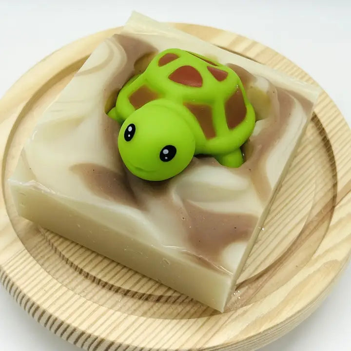 All-Natural Handmade Soap Bar for Kids with Toy