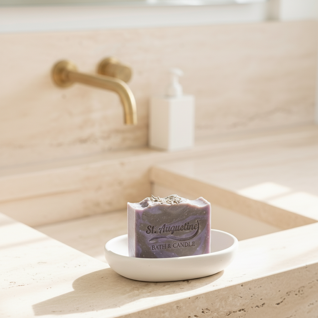 Lavender & Cedarwood Handcrafted Soap Bar [Essential Oil Blend]