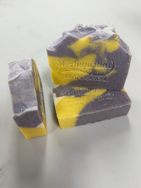 Lavender & Lemongrass Handcrafted Soap Bar [Essential Oil Blend]