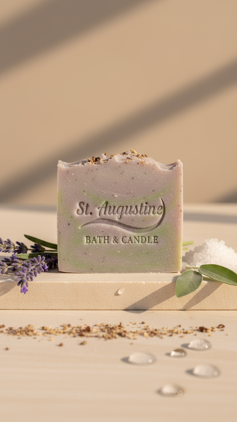 Lavender Mint Handcrafted Soap Bar [Essential Oil Blend]