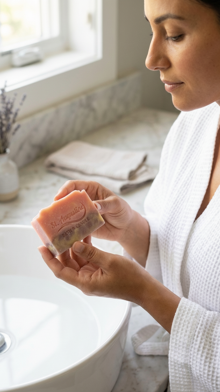 Lemon Peel & Rose Petals All Natural Soap Bar [Fragrance]