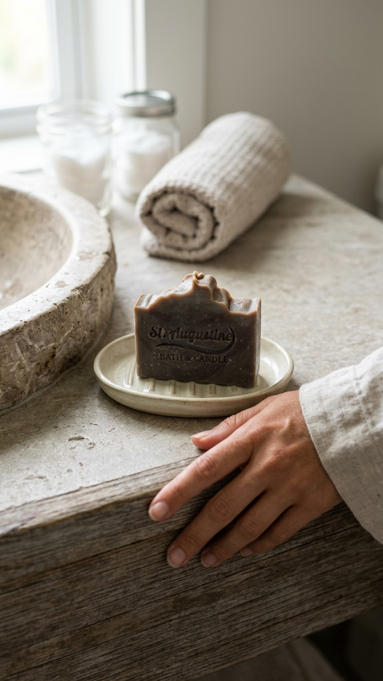 Mint Chocolate Artisan Handcrafted Soap Bar [Natural Fragrance Essential OIl Blend]