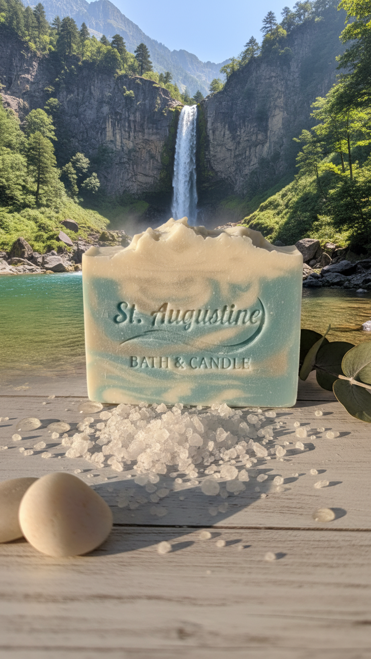 Inland Spring + Morning Mist Handcrafted Soap Bar [All Natural Fragrance]