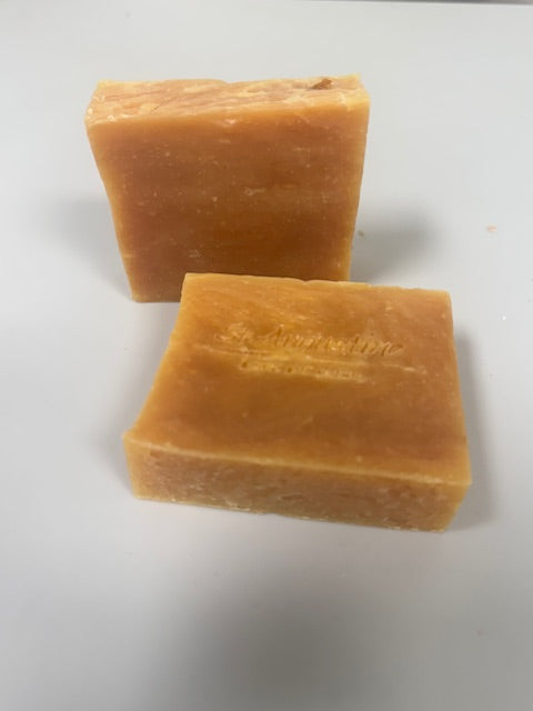 Orange Lemongrass Handcrafted Soap Bar [Essential Oil]