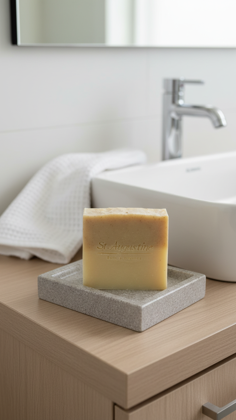 Orange Hibiscus Handcrafted Soap Bar [Essential Oil]