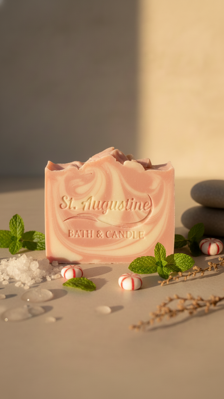 Peppermint Cloud Handcrafted Soap Bar [Essential Oil]