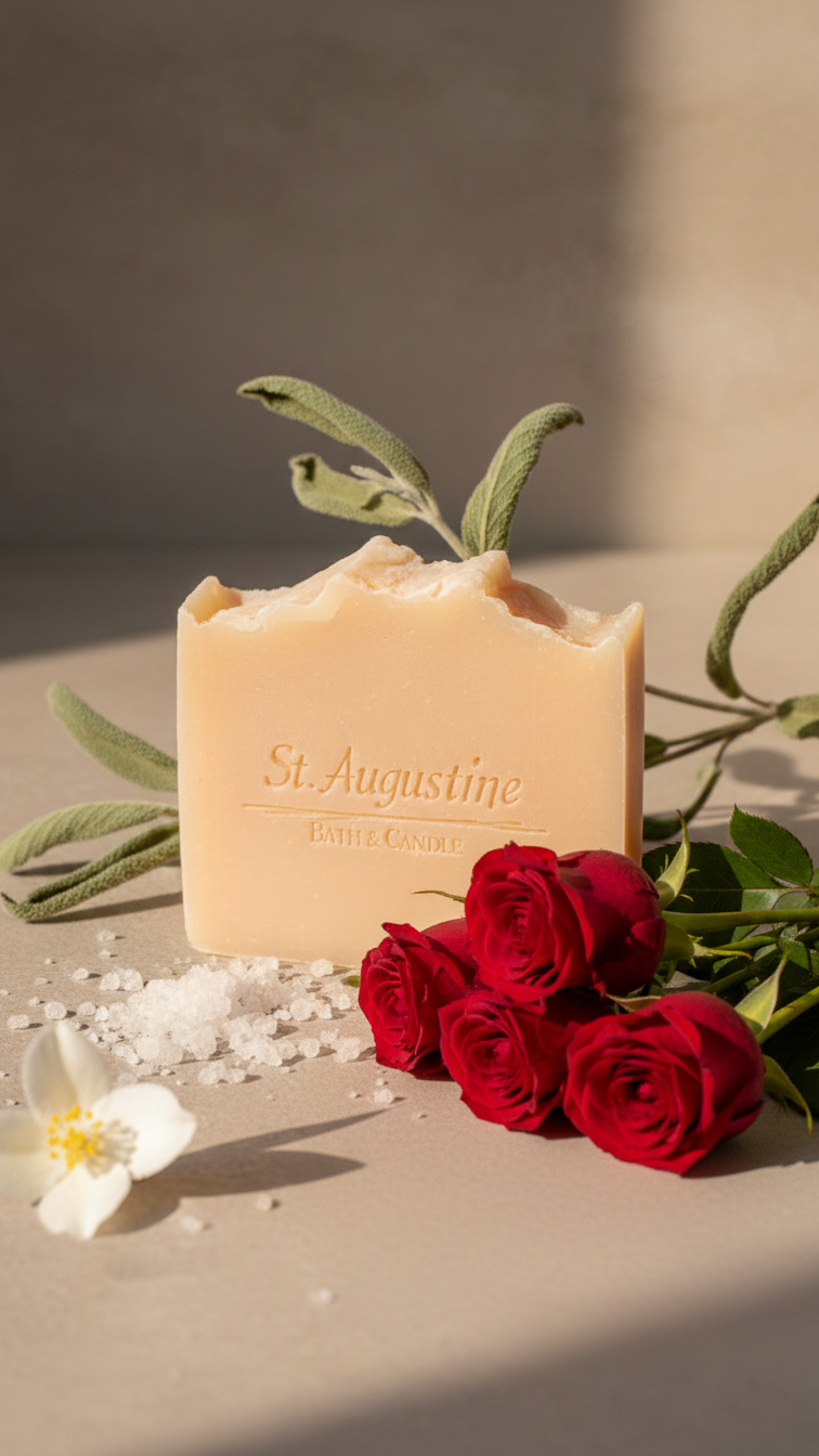 Rose Garden Handcrafted Soap Bar [Essential Oil Blend]