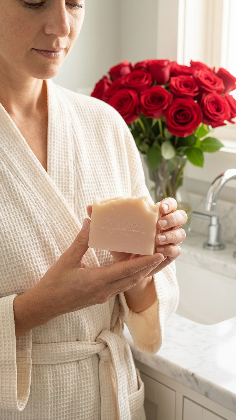 Rose Garden Handcrafted Soap Bar [Essential Oil Blend]