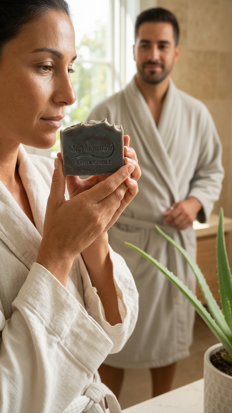 Sandalwood Patchouli Handcrafted Soap Bar | Aromatic & Nourishing