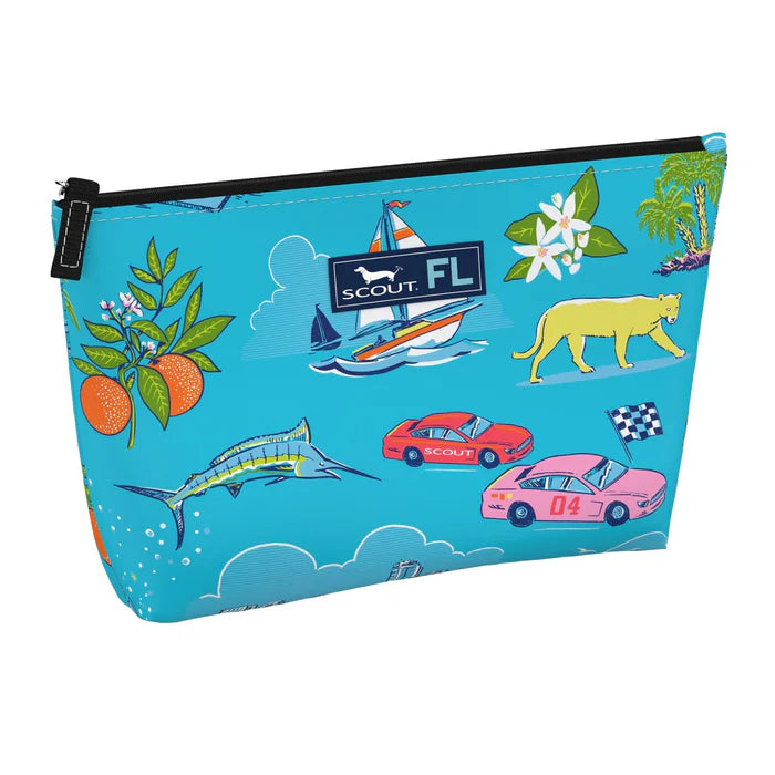 Scout Twiggy Pouch Makeup Bag - Florida Theme