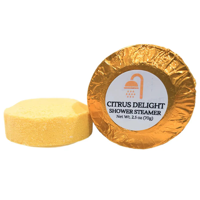 Round Foil Handcrafted Shower Steamer