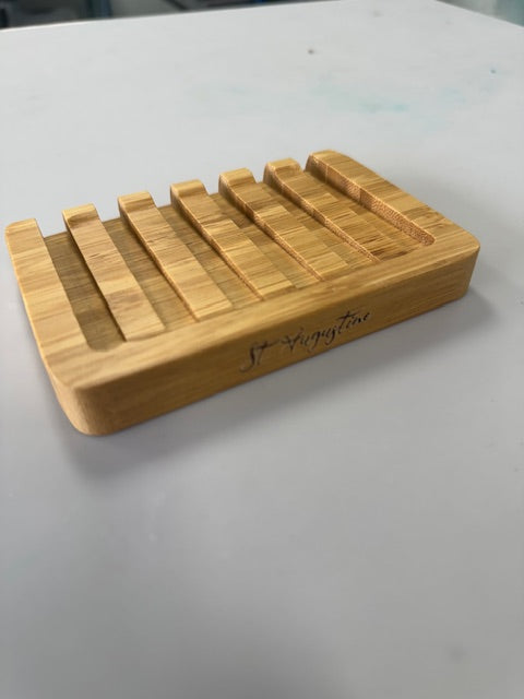 Bamboo Soap Saver Soap Lift St. Augustine Engraved