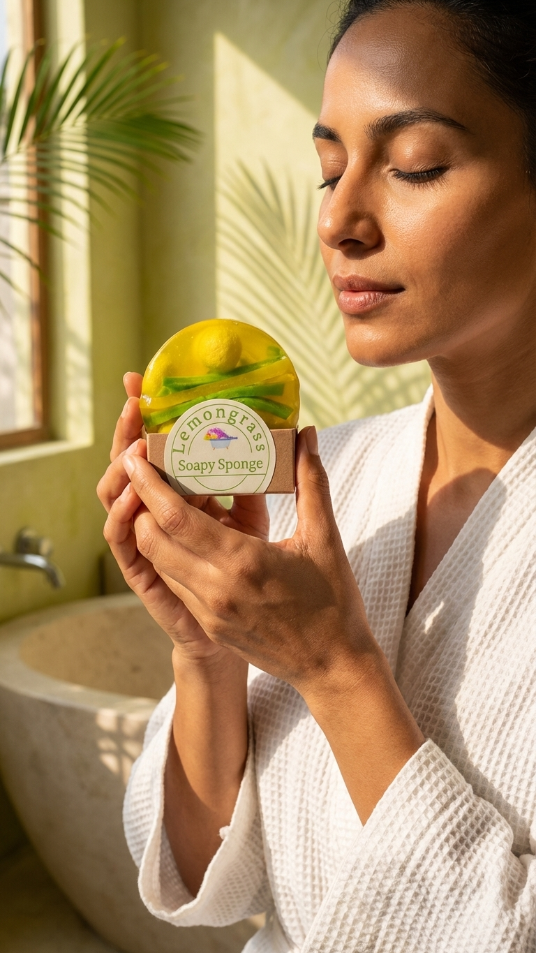Soapy Sponge - A 2-in-1 Hydrating Lather Sponge | Smell Amazing