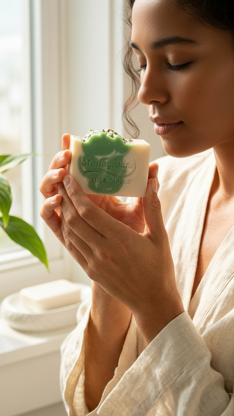 Spearmint Handcrafted Soap Bar [Essential Oil]