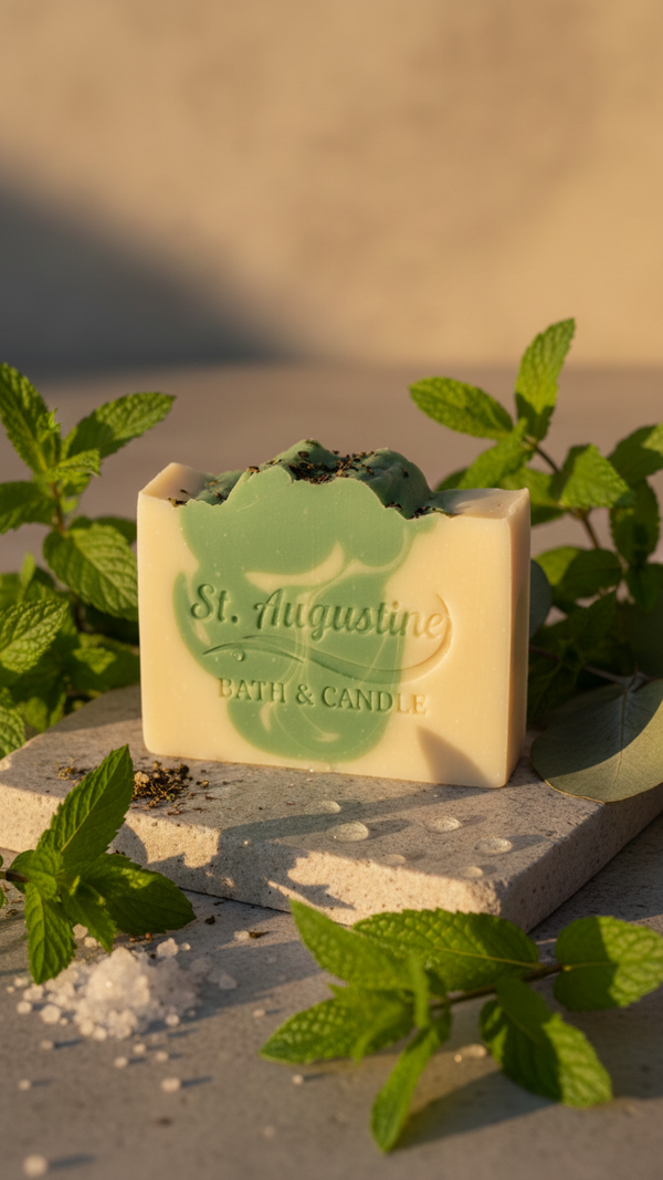 Valencia Spice & Spearmint Oil | Handcrafted Soap Bar [Essential Oil]