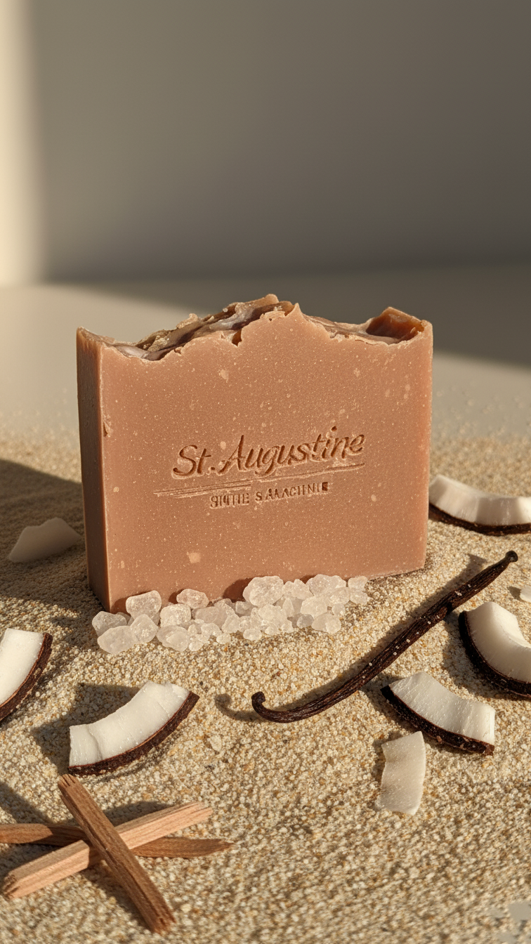 Vanilla Coconut - Summer Suntan Handcrafted Soap Bar [All Natural Fragrance]