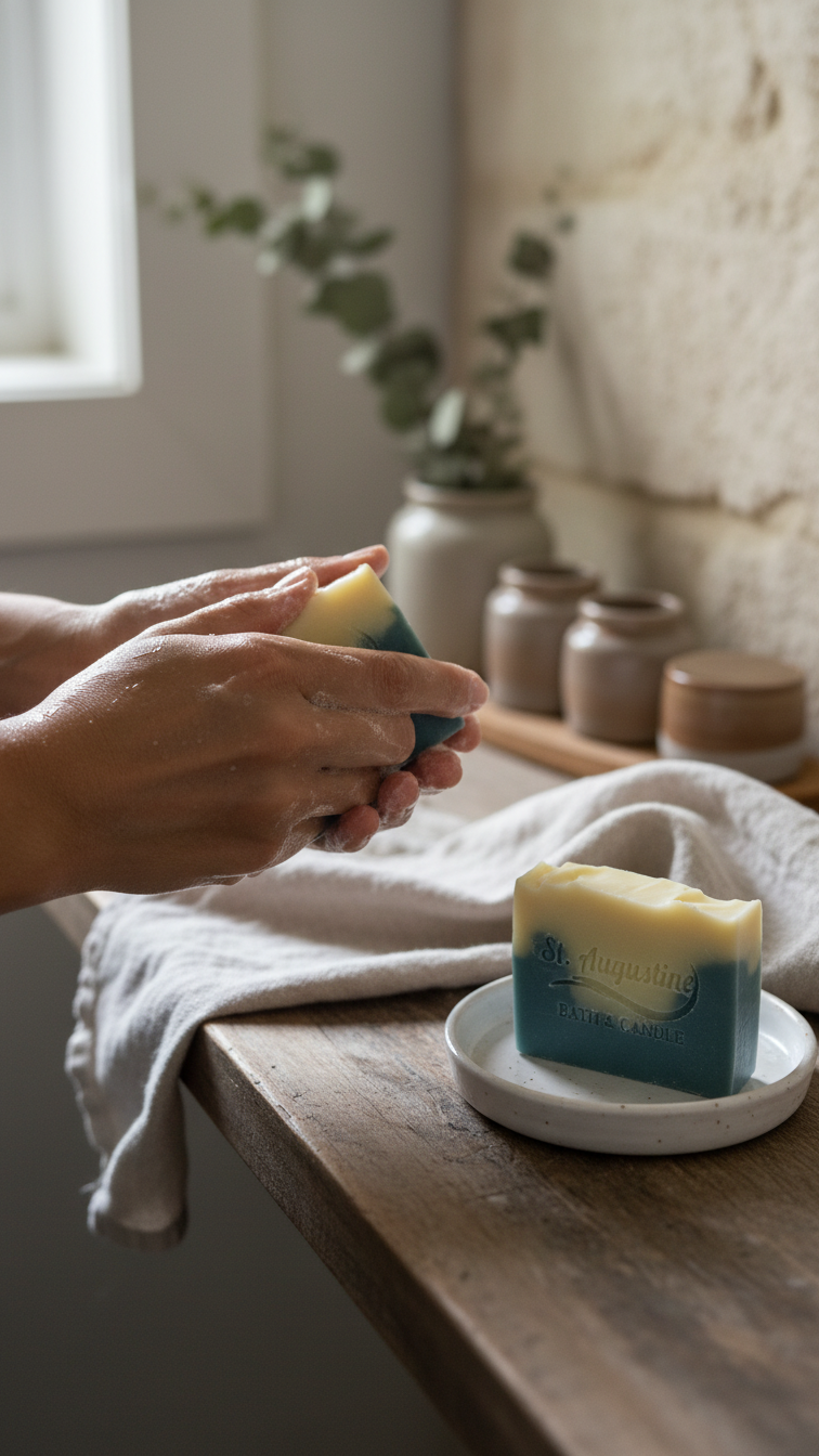 Australian Tea Tree Handcrafted Soap Bar [Essential Oil Blend]