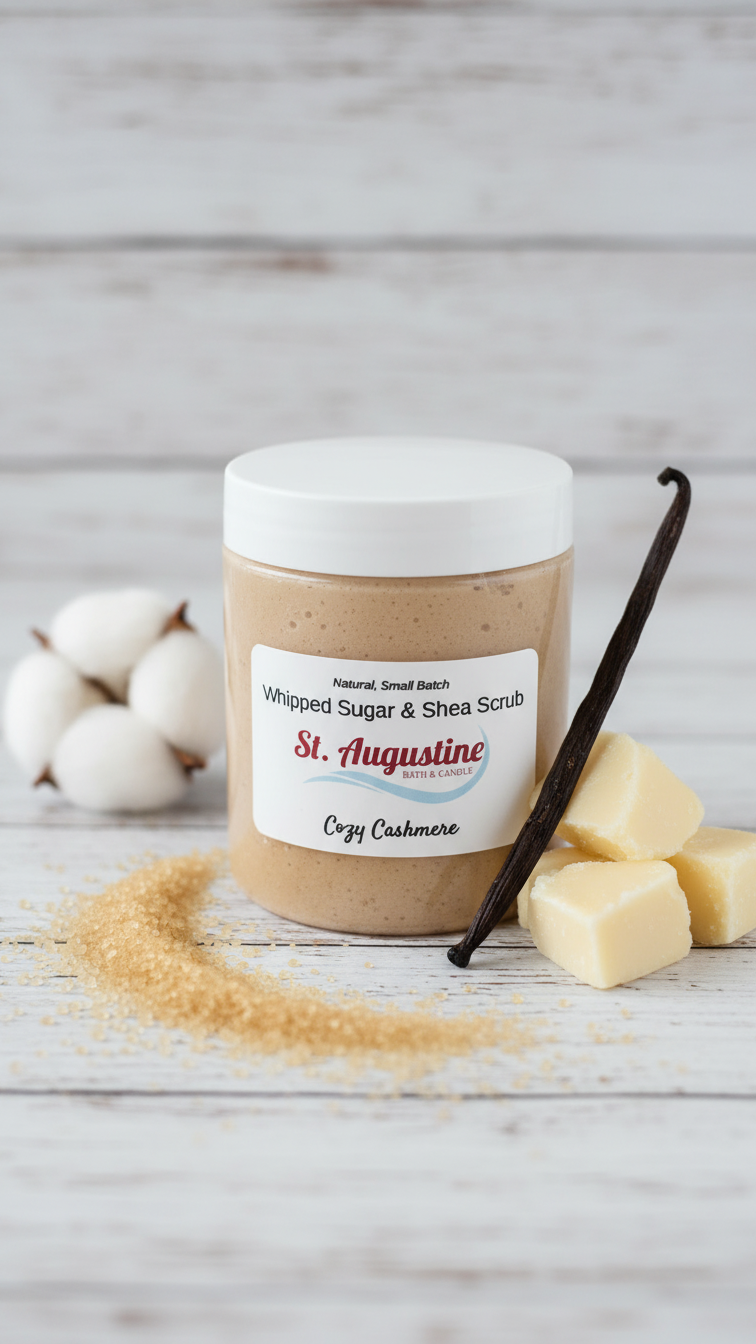Whipped Organic Sugar & Shea Scrub | Natural, Small Batch
