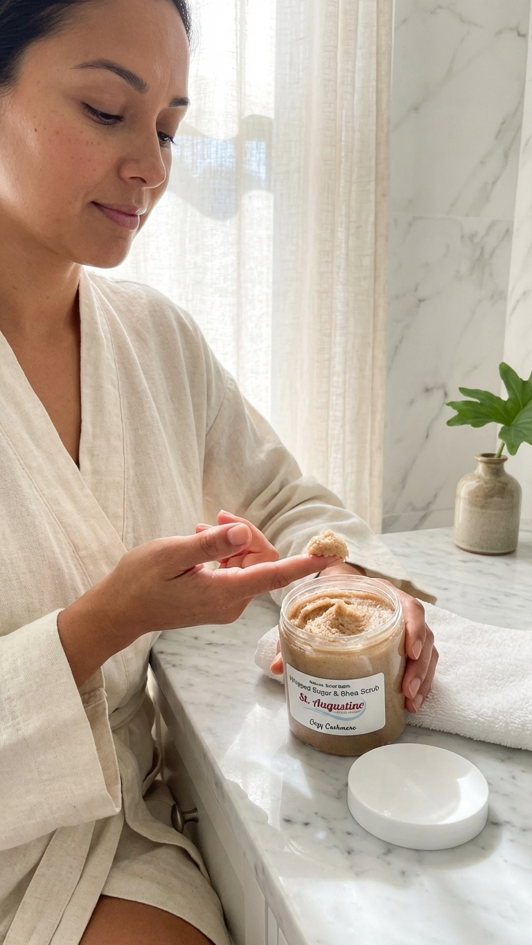 Whipped Organic Sugar & Shea Scrub | Natural, Small Batch