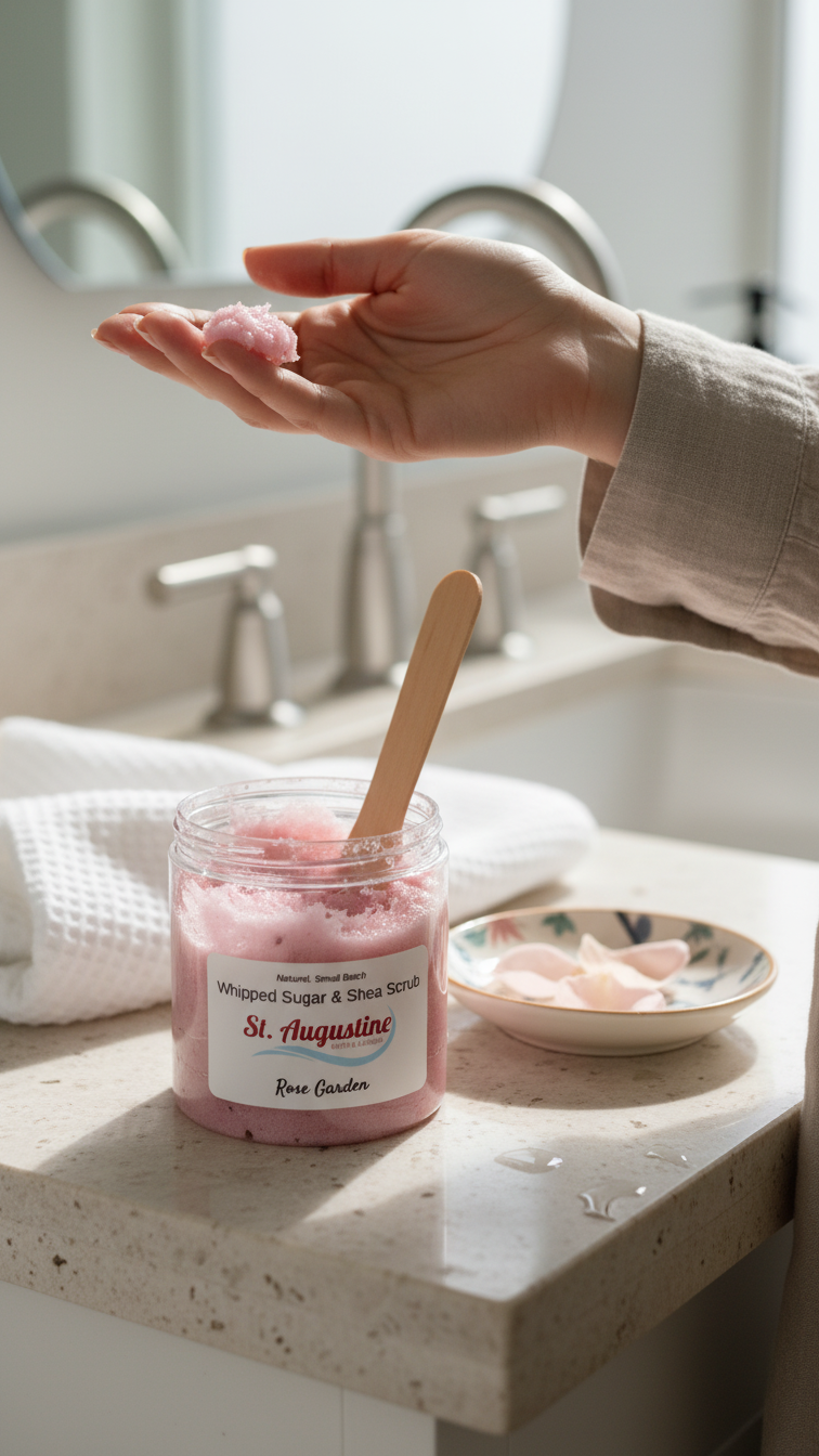 Whipped Organic Sugar & Shea Scrub | Natural, Small Batch