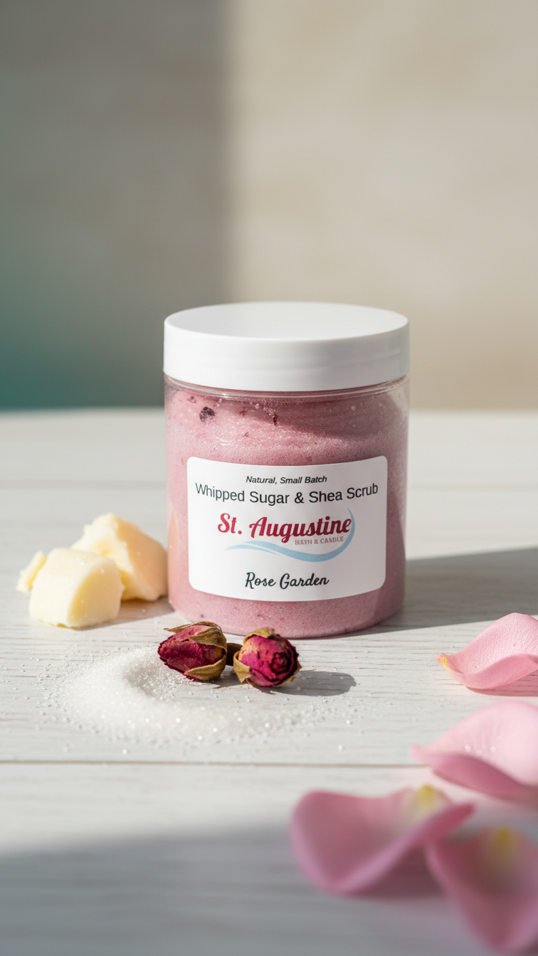 Whipped Organic Sugar & Shea Scrub | Natural, Small Batch