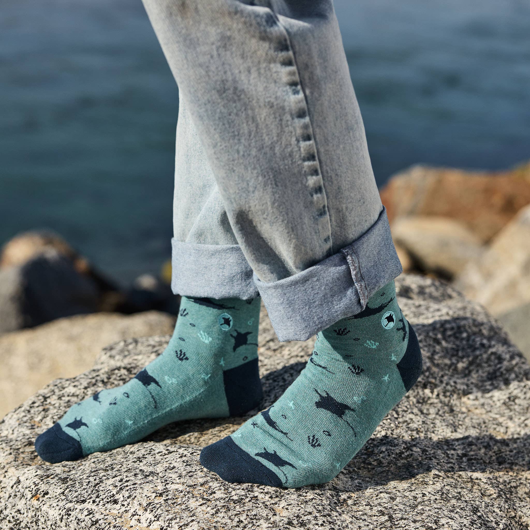 Socks that Protect Manta Rays | Ocean Gifts
