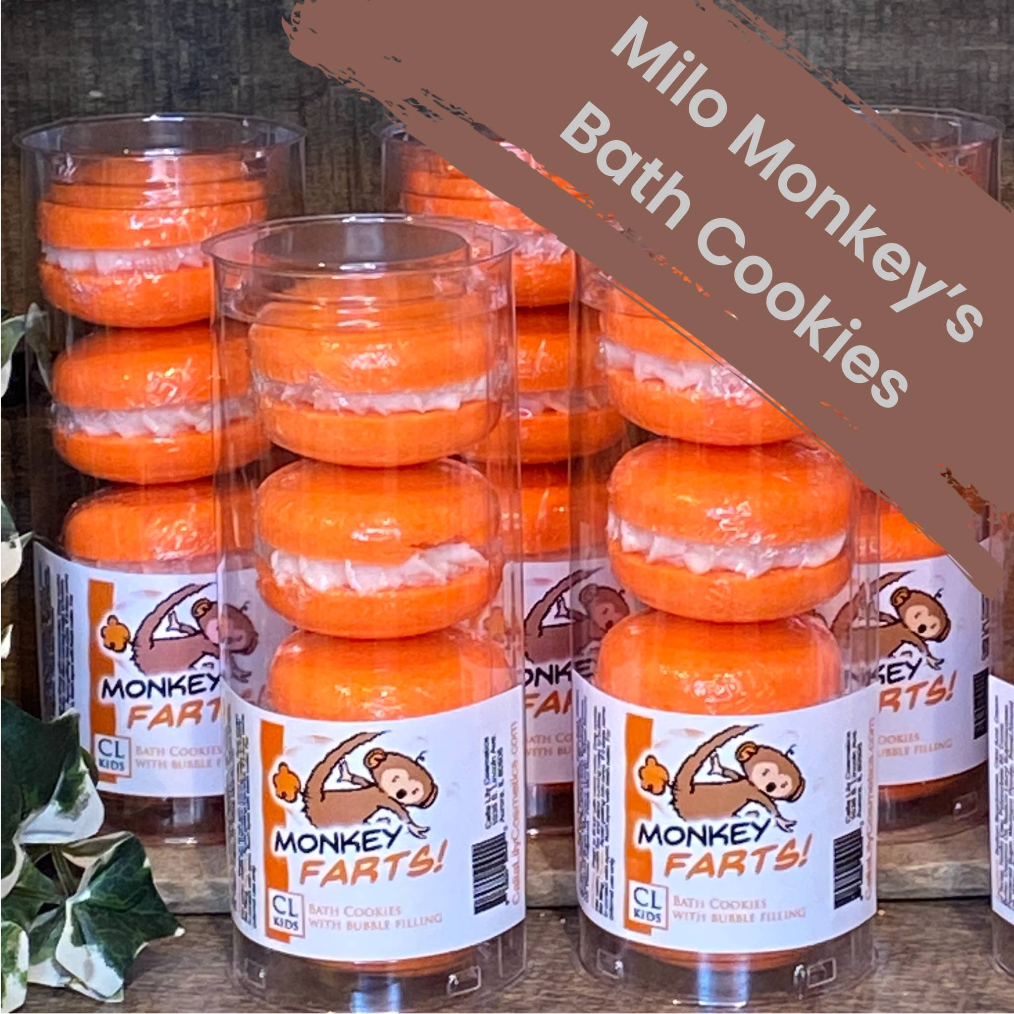 Bath Cookies - Monkey Farts - Orange