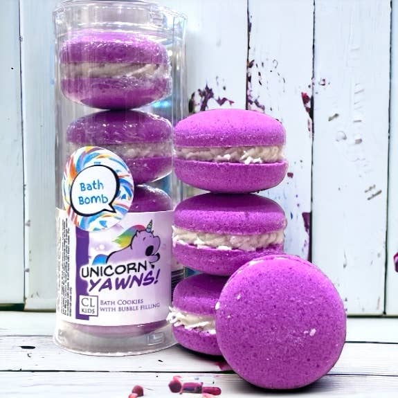 Bath Cookies - Unicorn Yawns - Purple